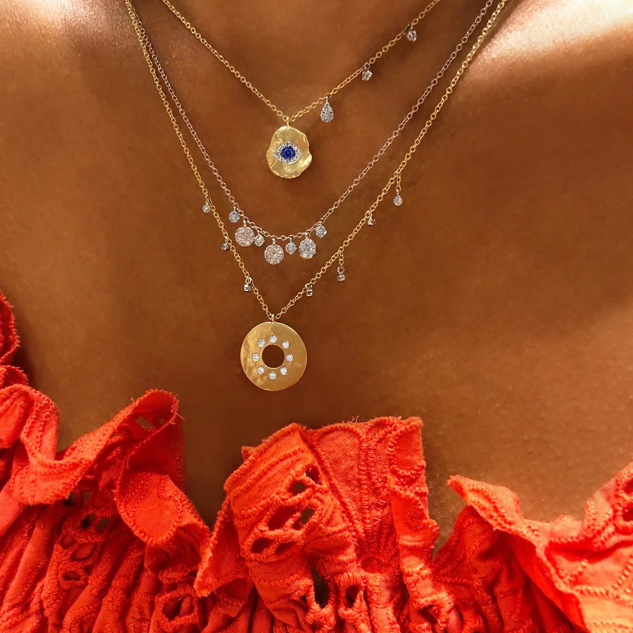14kt yellow gold/front