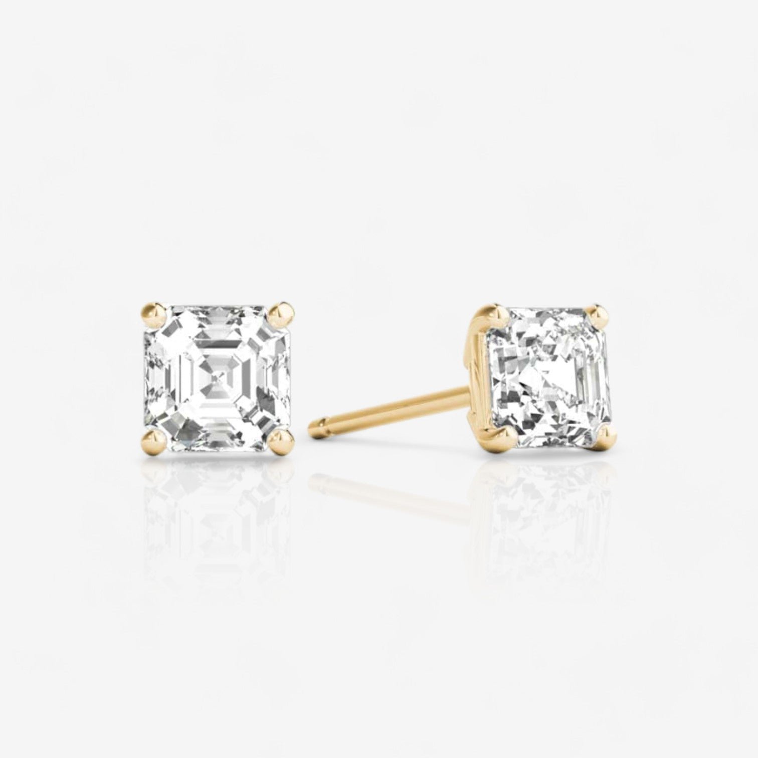 18kt yellow gold/push-back/screw-back/jumbo-back/guardian-back/top