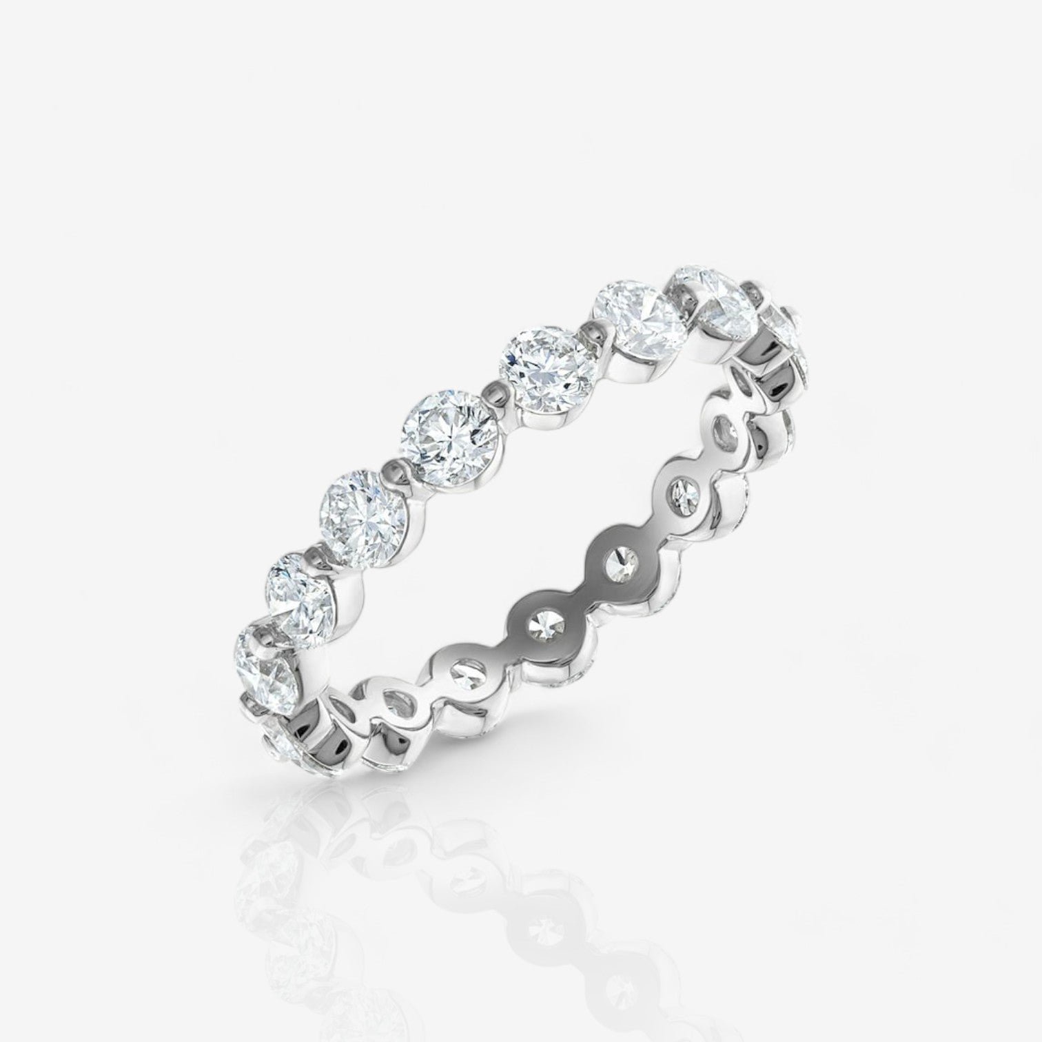 14kt white gold/18kt white gold/platinum/1.70/4/4.5/5/5.5/6/6.5/7/7.5/8/front