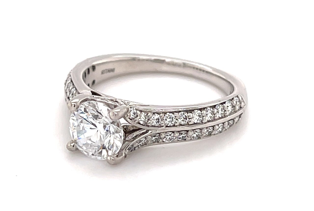 14kt white gold/18kt white gold/18kt yellow gold/18kt rose gold/platinum/round/princess/oval/emerald/asscher/perspective