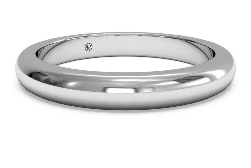 14kt white gold / top