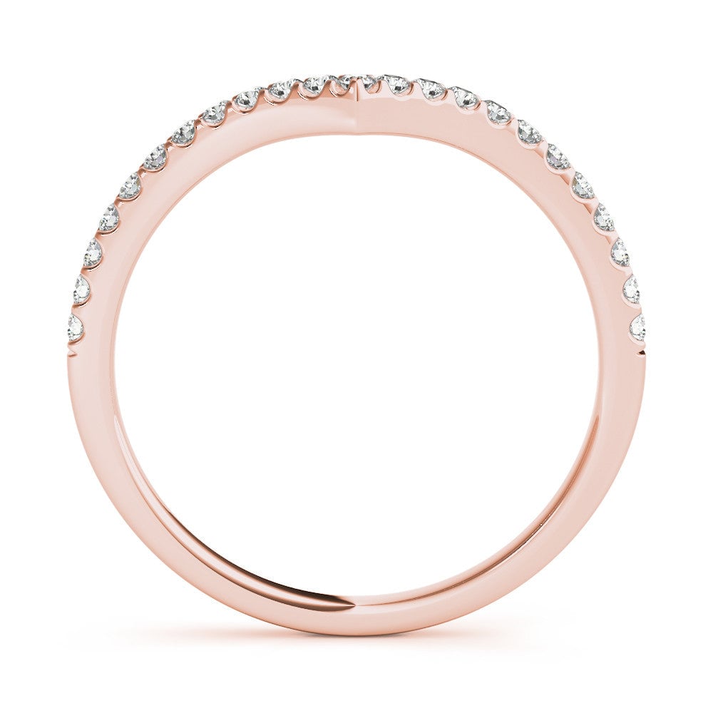 18kt rose gold/earth grown/lab grown/front