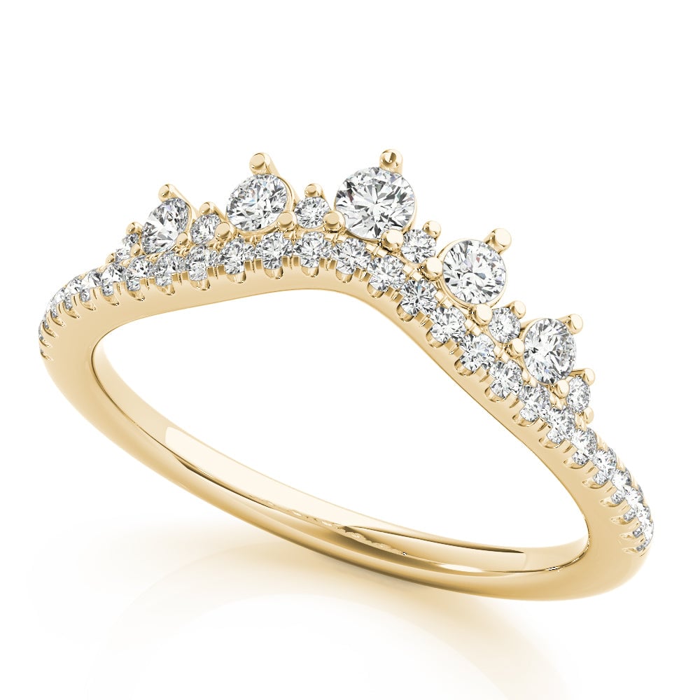 18kt yellow gold/0.38 ctw/earth grown/lab grown/perspective
