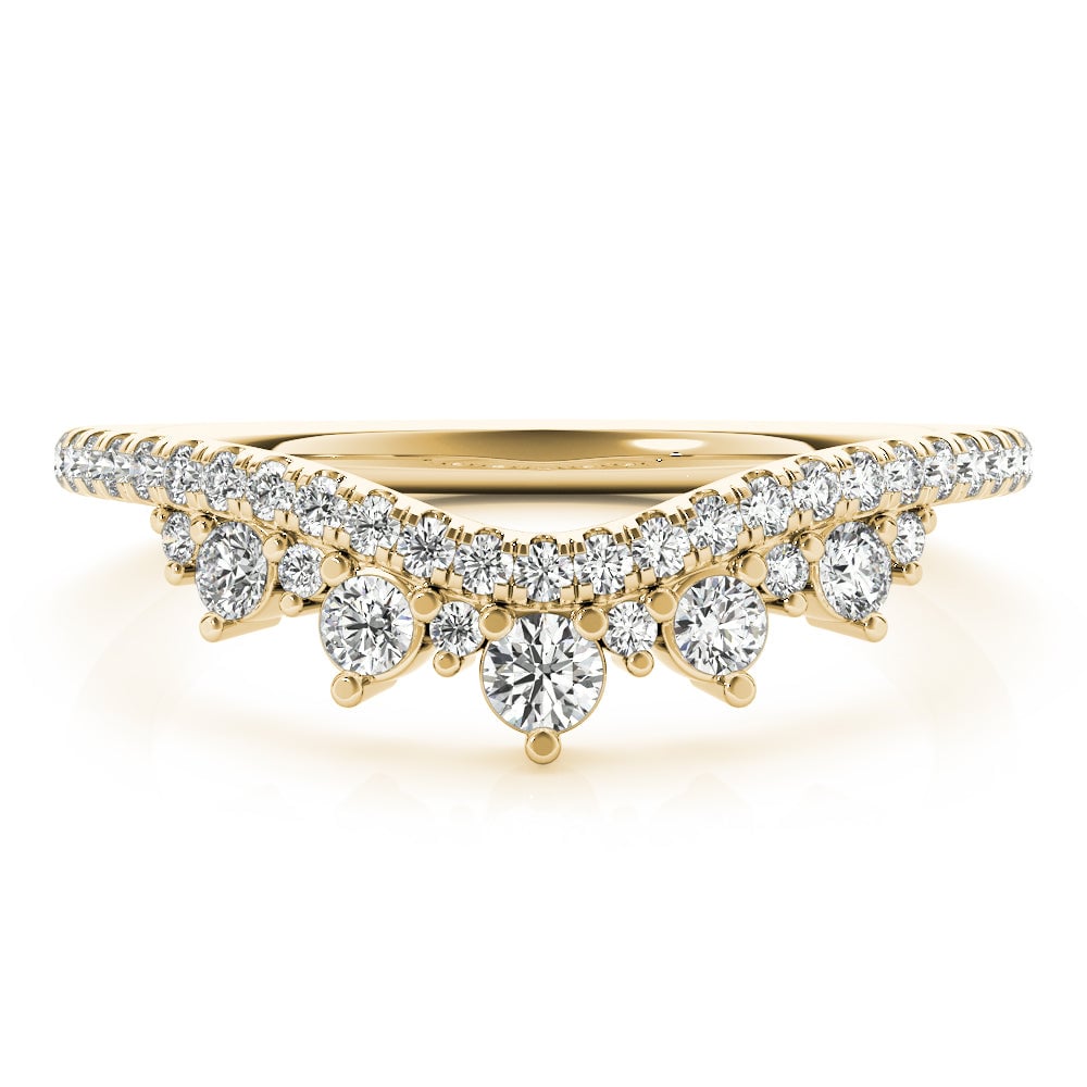 18kt yellow gold/0.38 ctw/earth grown/lab grown/top