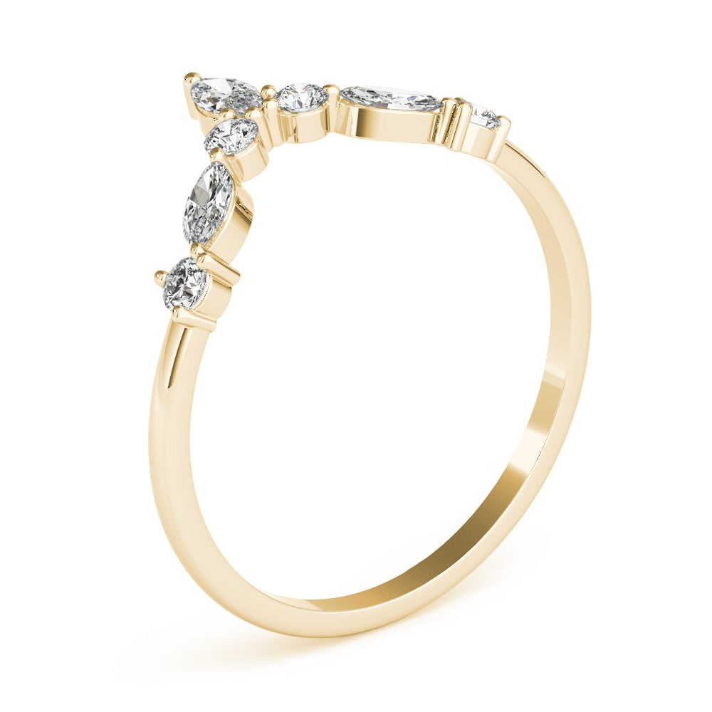 18KT YELLOW GOLD/0.38 CTW/EARTH GROWN/LAB GROWN/SIDE