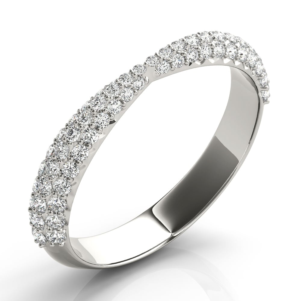 14kt white gold/18kt white gold/platinum/earth grown/lab grown/0.50 ctw/side