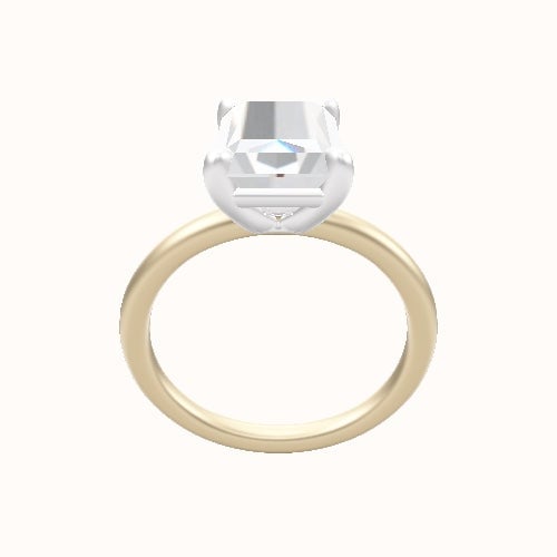 Classic Solitaire Engagement Ring With Low Set Four Prong Head