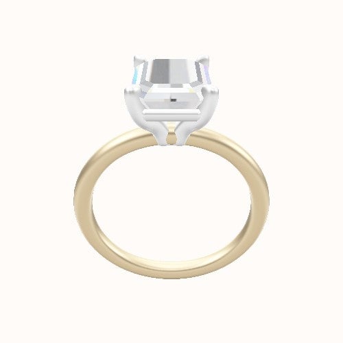 Classic Solitaire Engagement Ring With Standard Four Prong Head