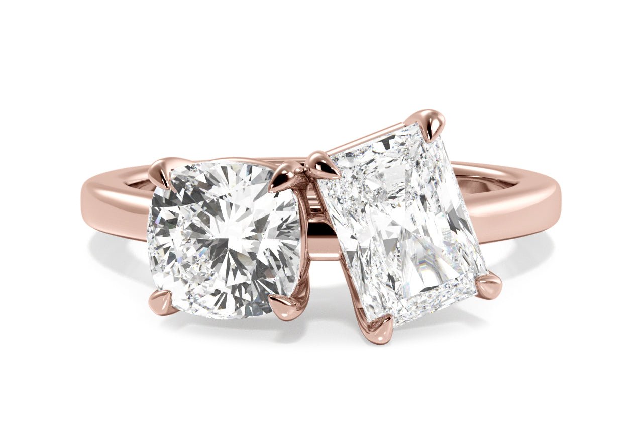 18kt rose gold/radiant/0.50 ctw/0.75 ctw/1.00 ctw/top sku 1CURAZ1002-8R