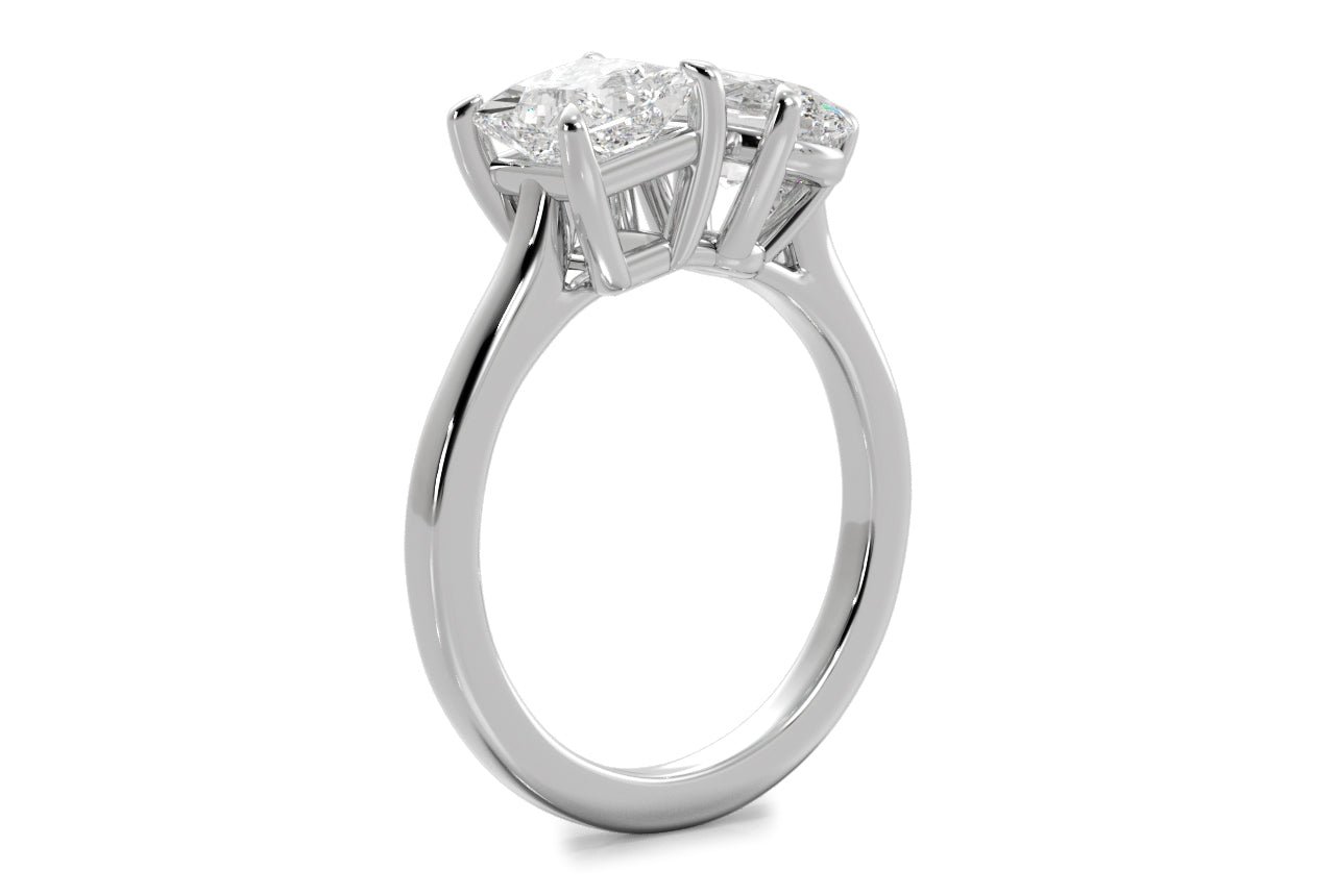 14kt white gold/18kt white gold/platinum/oval/0.50 ctw/0.75 ctw/1.00 ctw/side