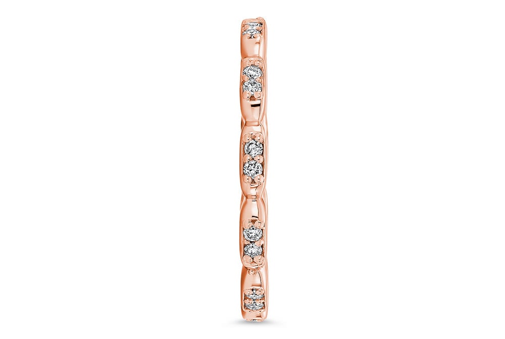 18kt rose gold/side