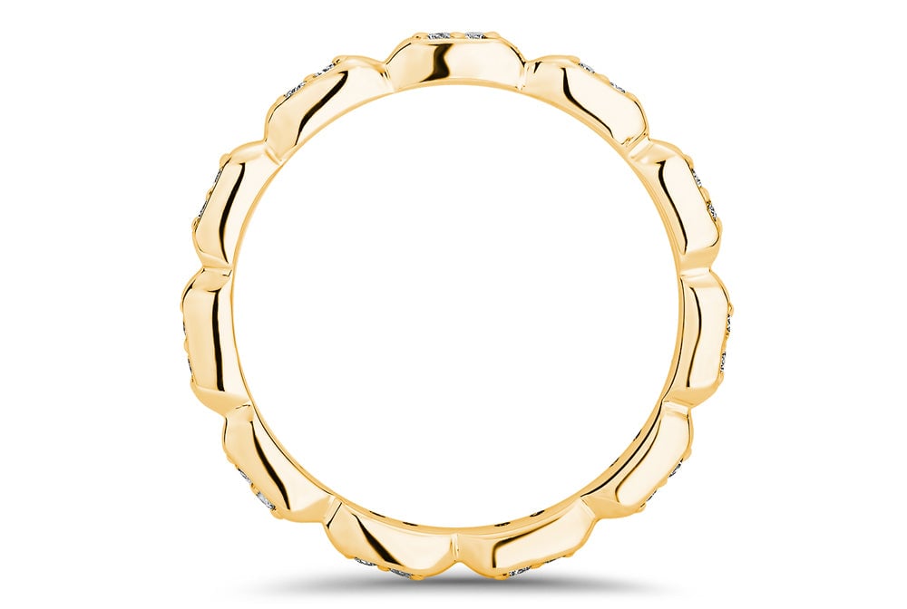 14kt yellow gold/front