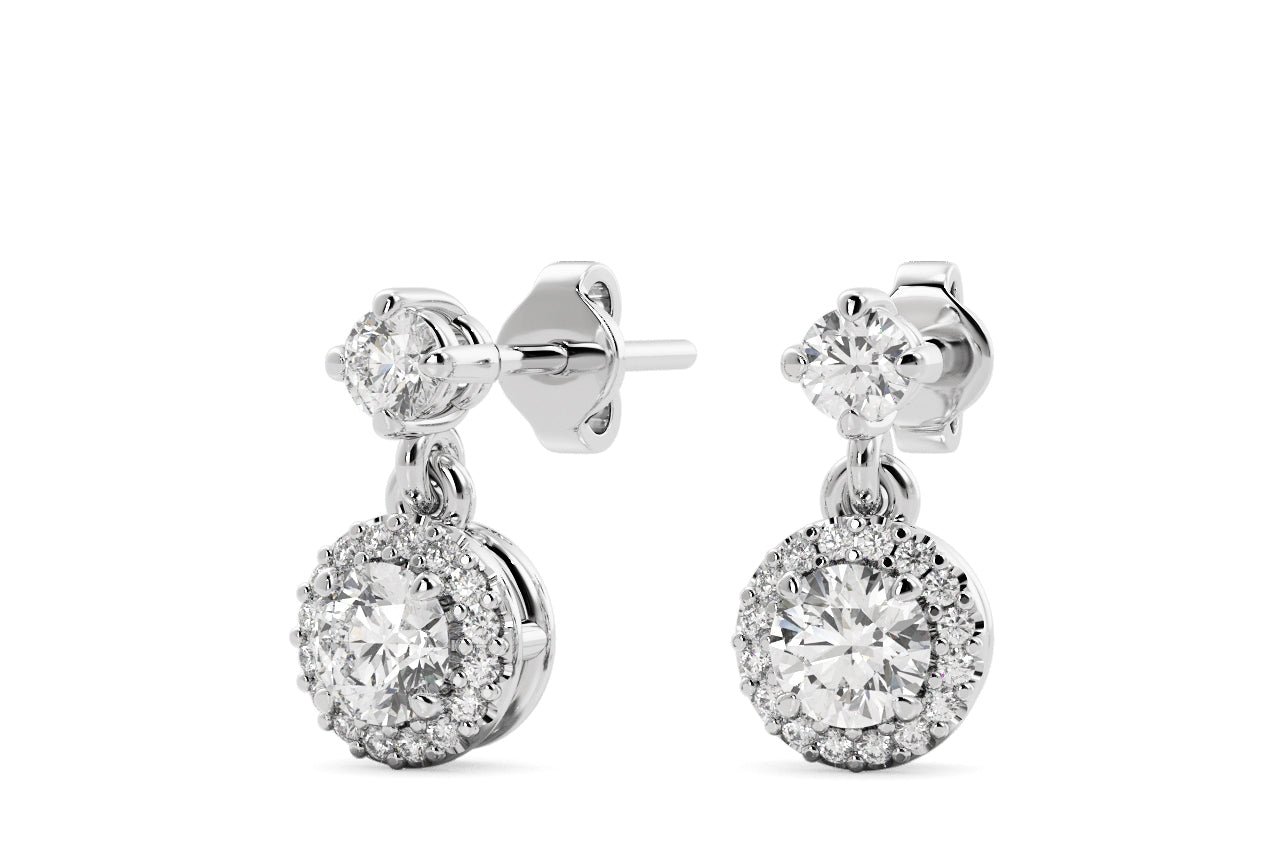 18kt white gold/round/0.50 ctw/top