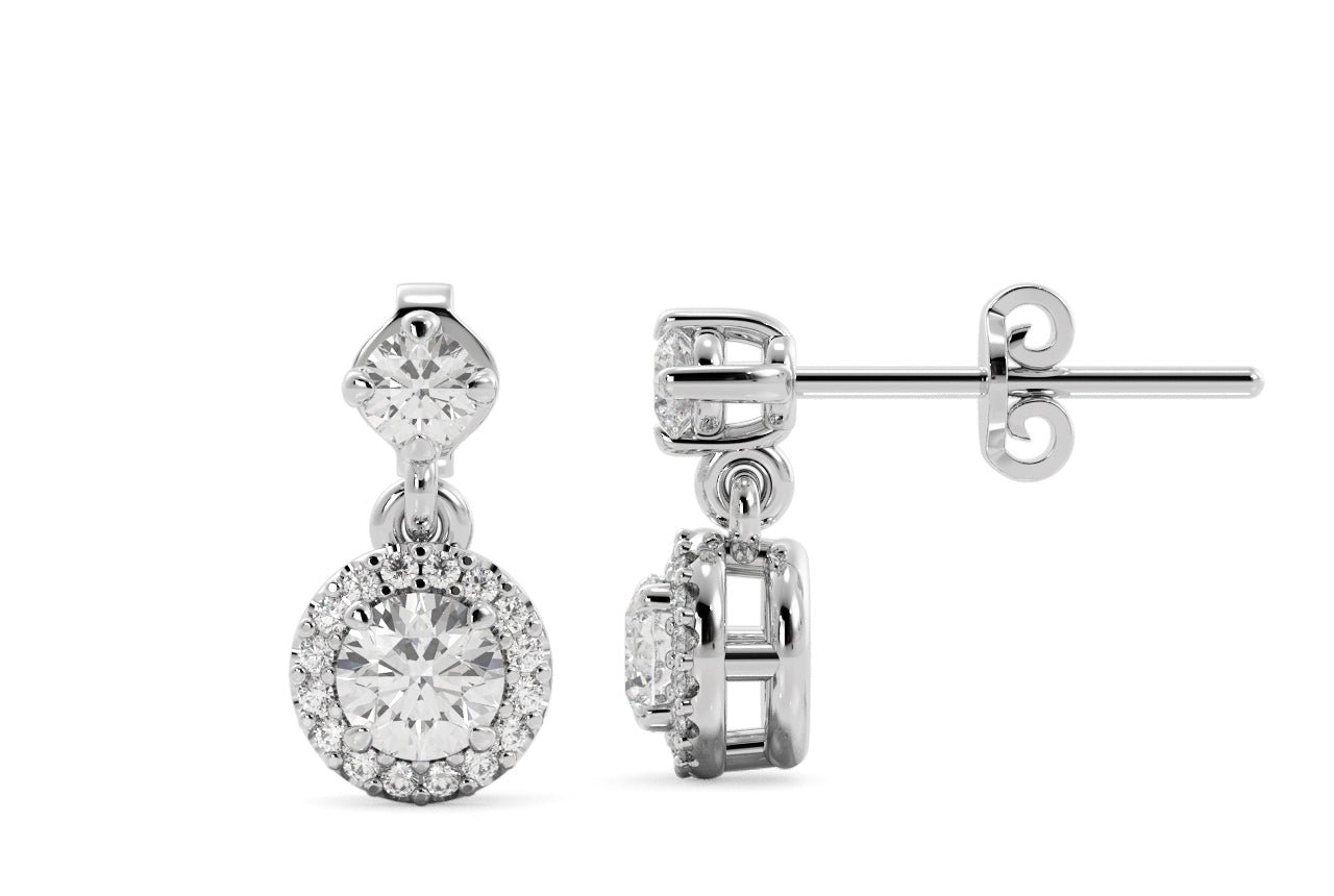 18kt white gold/round/0.50 ctw/side