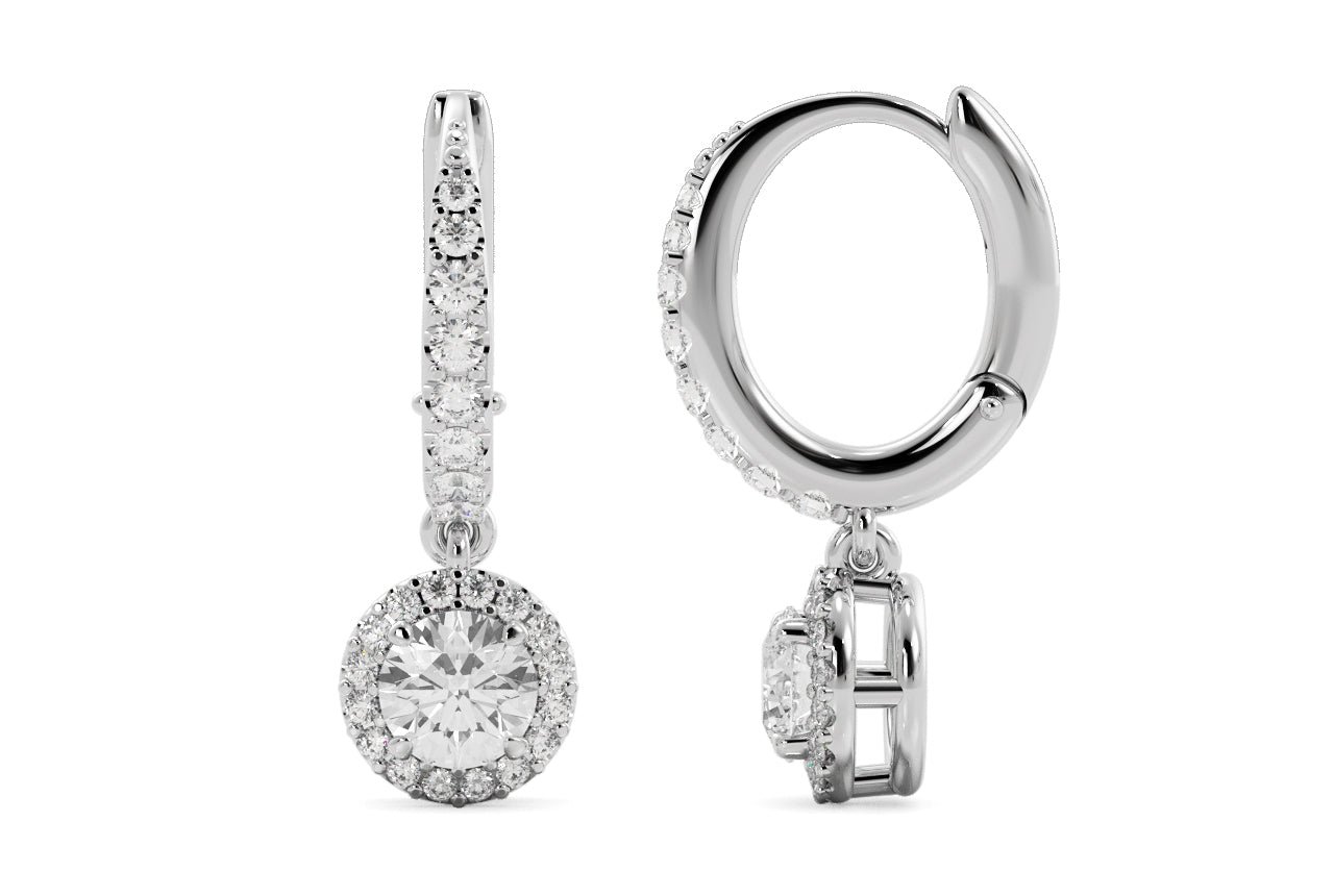 18kt white gold/round/1.00 CTW/side
