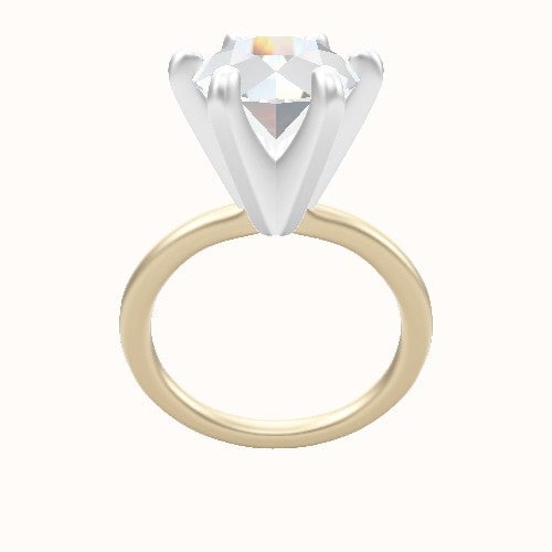 Solitaire Engagement Ring With Classic Six Prong Head