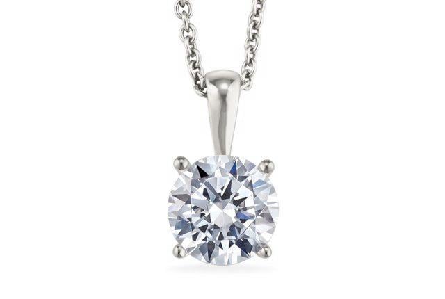Platinum/18kt White Gold/Round