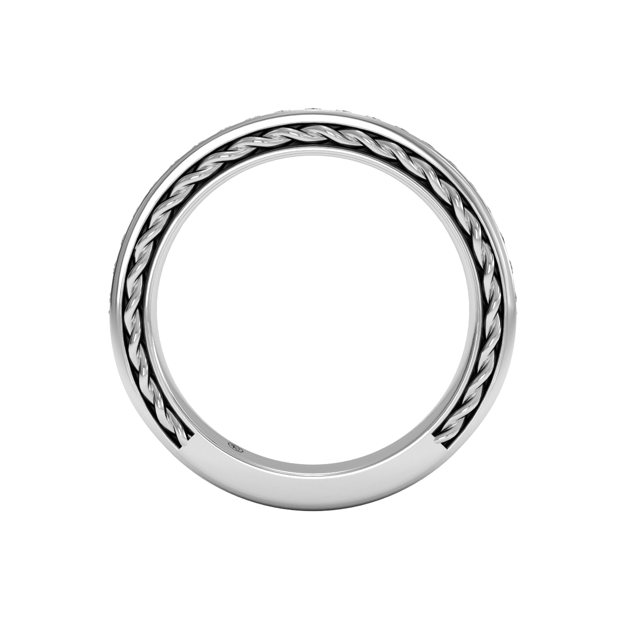 14kt White Gold/front