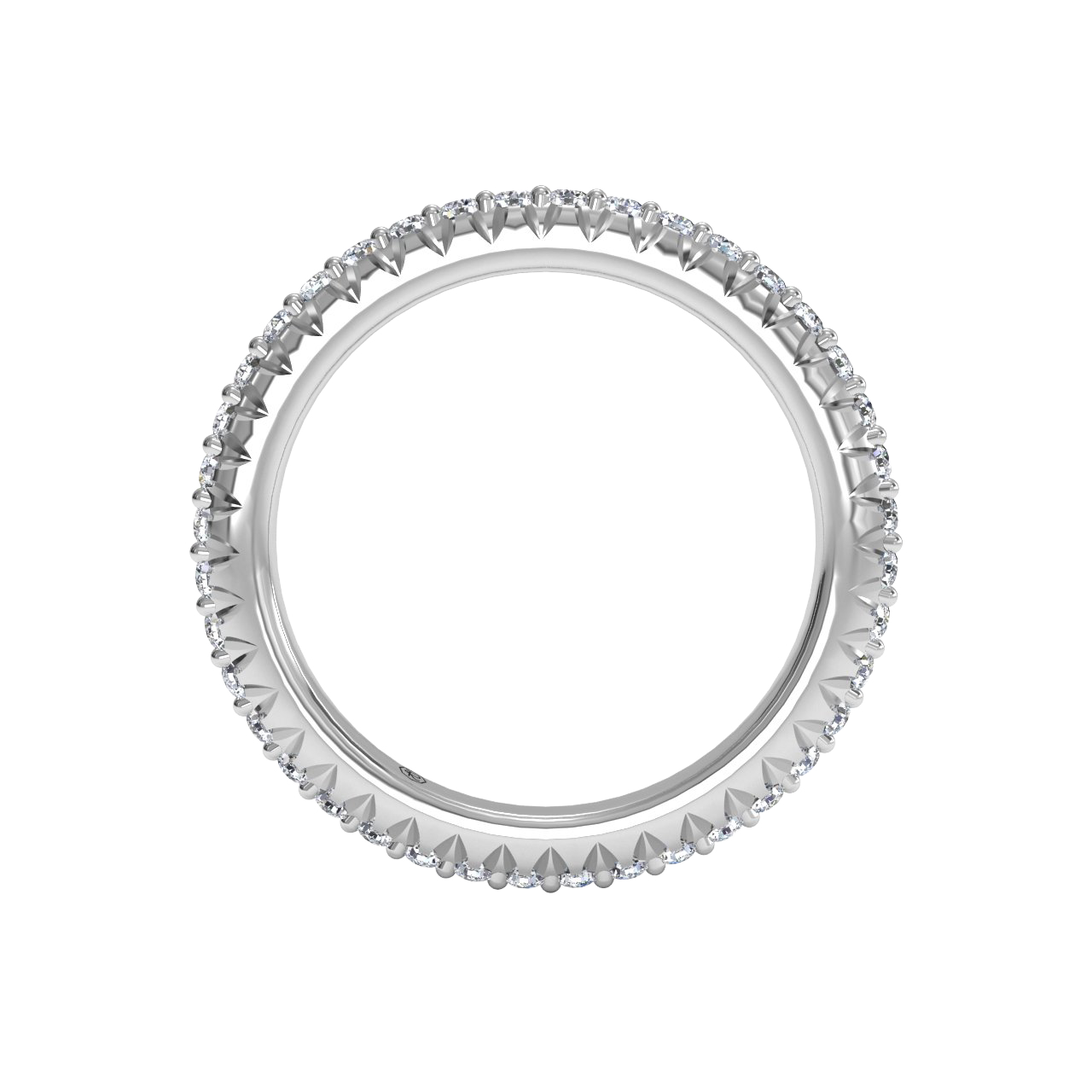 14kt White Gold/front