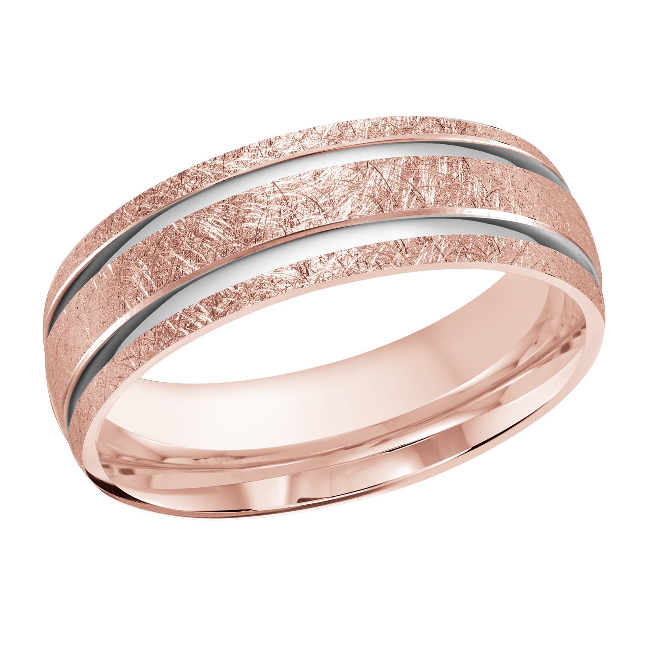 18kt Rose Gold/7 mm/front