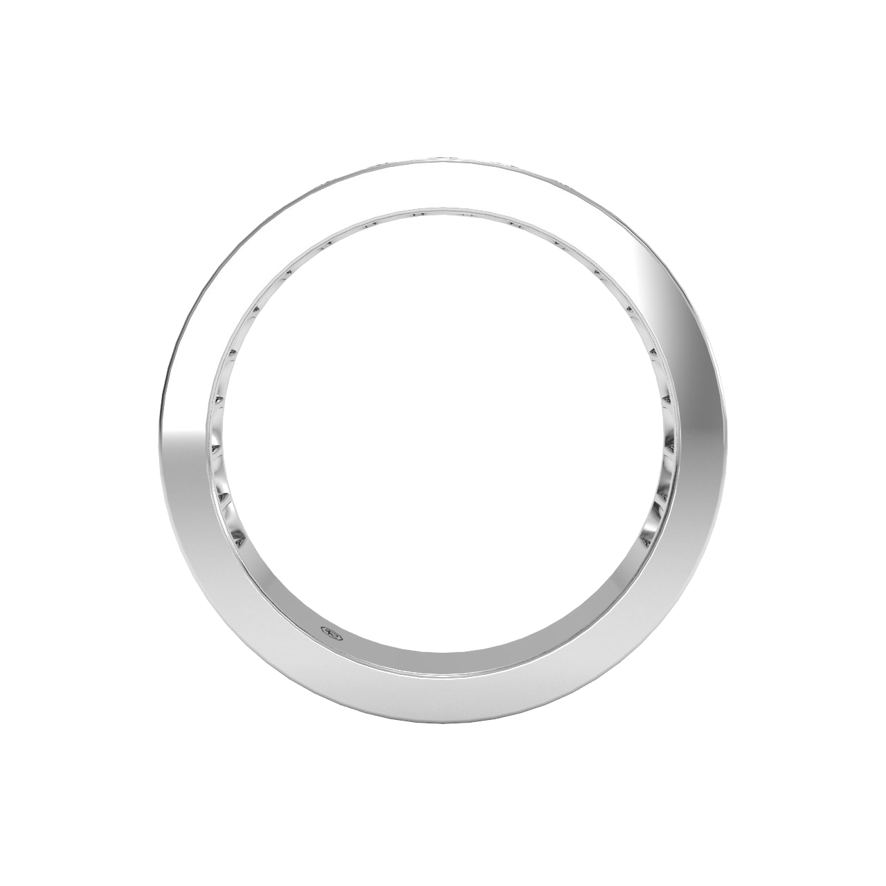 18kt White Gold/front