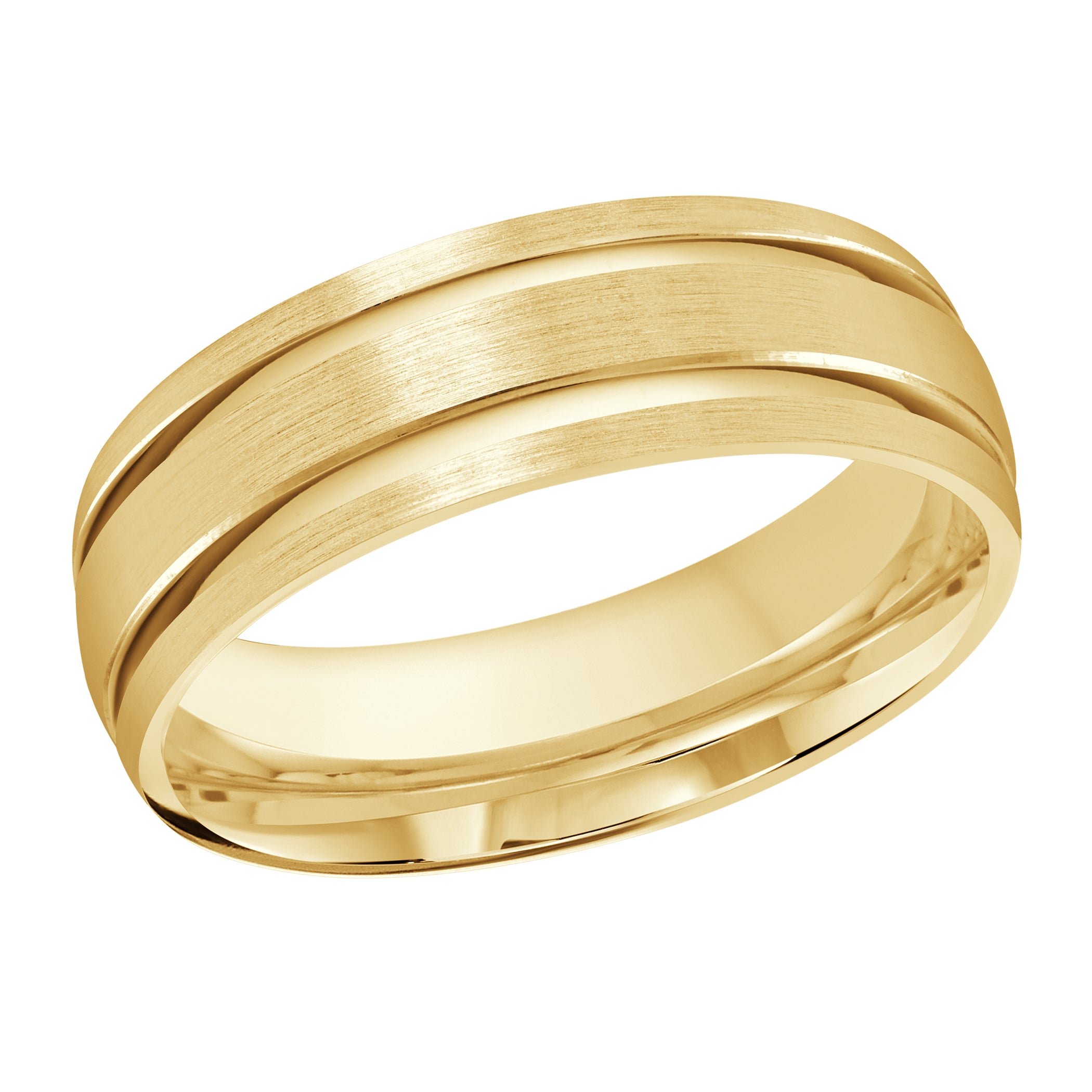 18kt Yellow Gold/7 mm/front