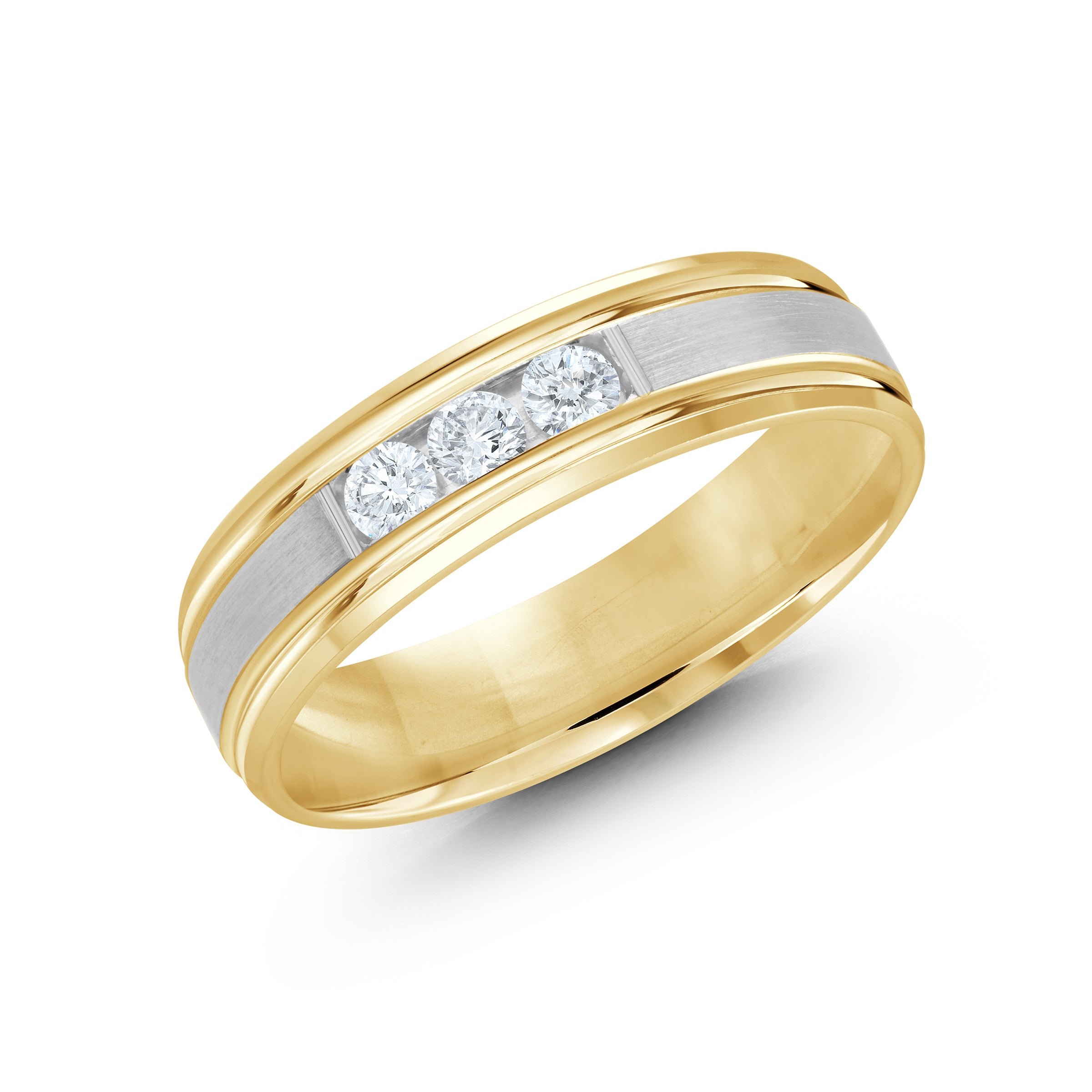14kt Yellow Gold & 14kt White Gold/18kt Yellow Gold & 18kt White Gold/earth grown/lab grown/top