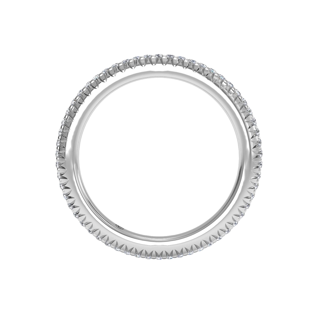 18kt White Gold/front