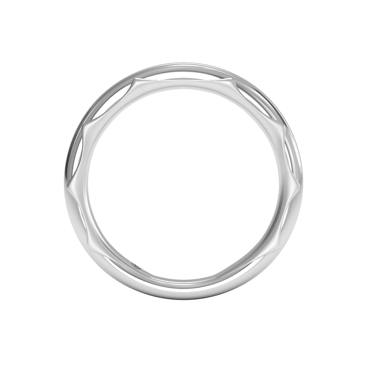 14kt White Gold/front