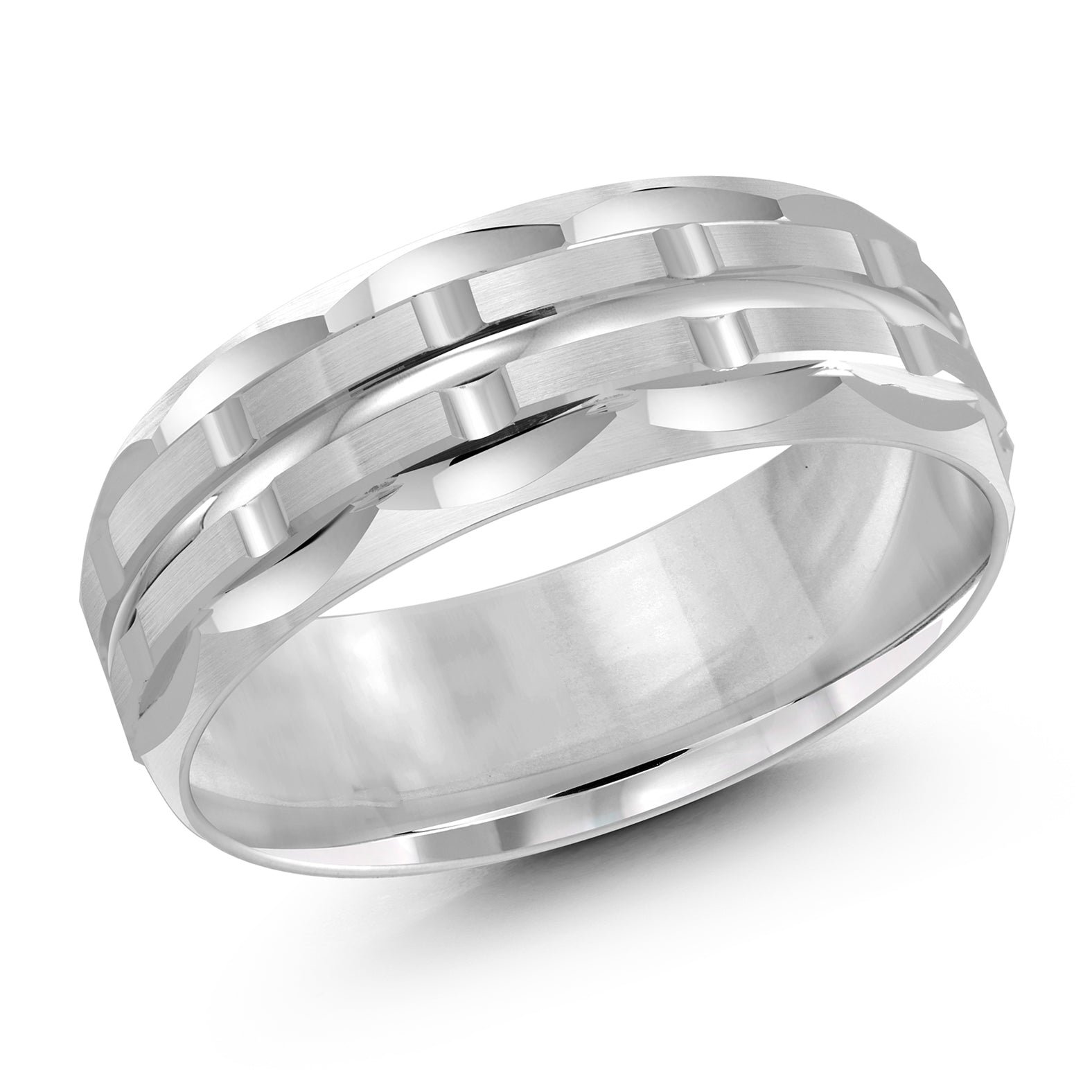 14kt White Gold/front