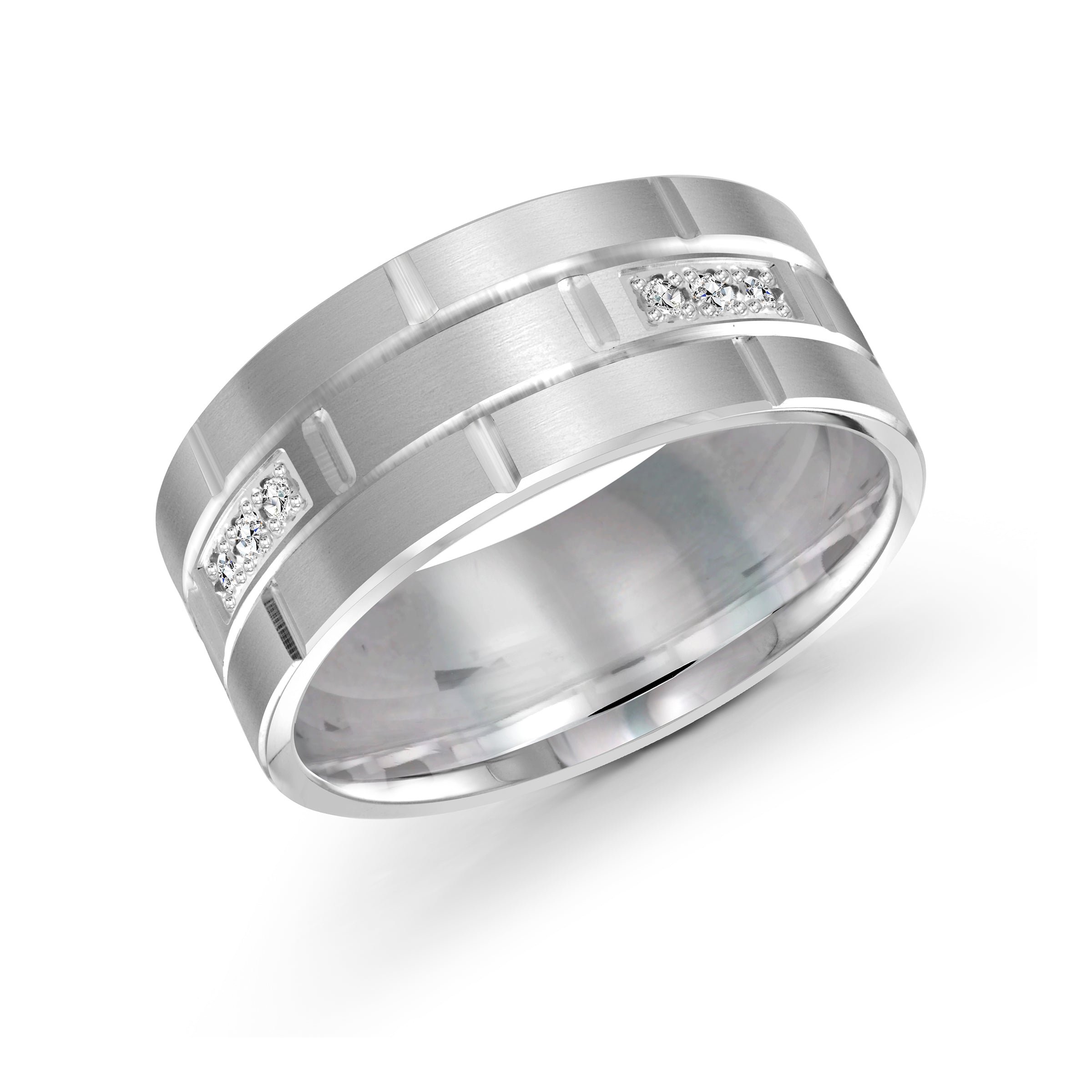 14kt White Gold/front