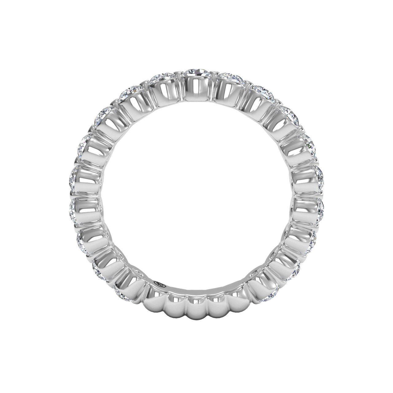 14kt White Gold/front