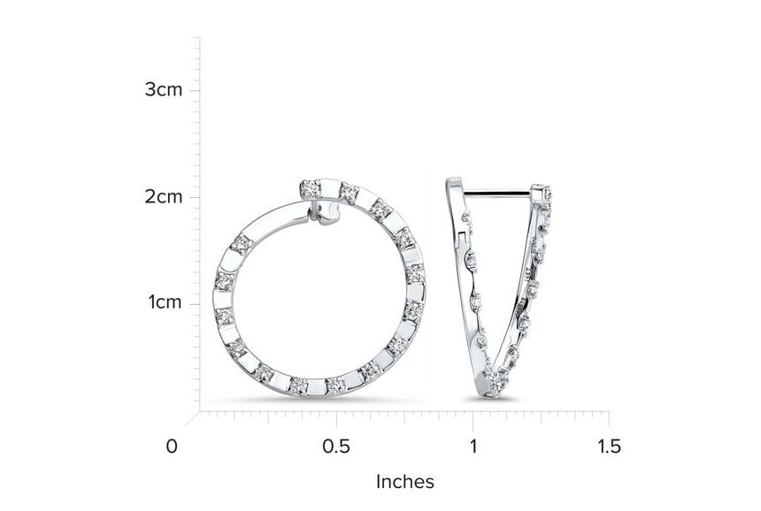 14kt White Gold/measurement