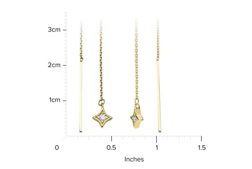 14kt Yellow Gold/measurement