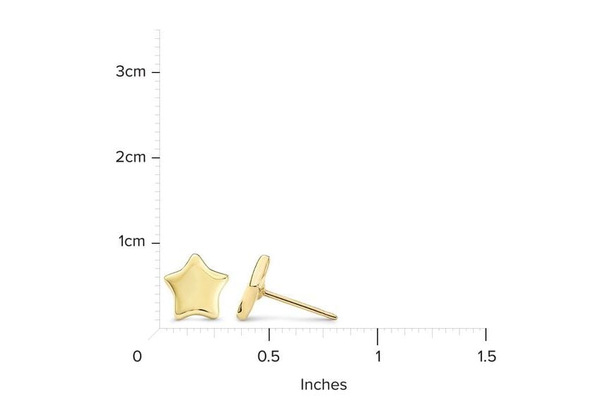 14kt Yellow Gold/measurement