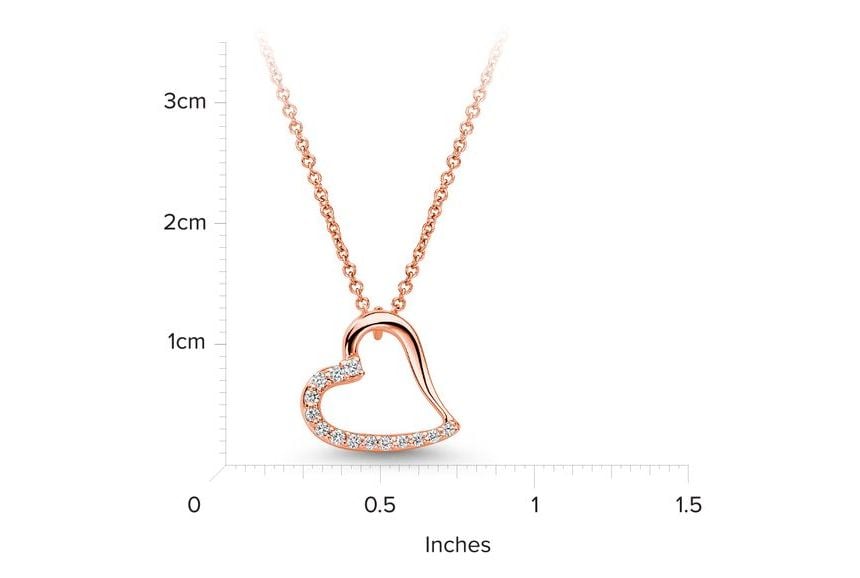 18kt Rose Gold/measurement