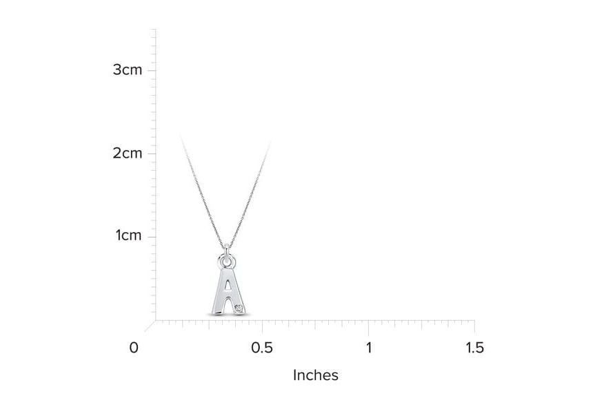 14kt White Gold/A/measurement