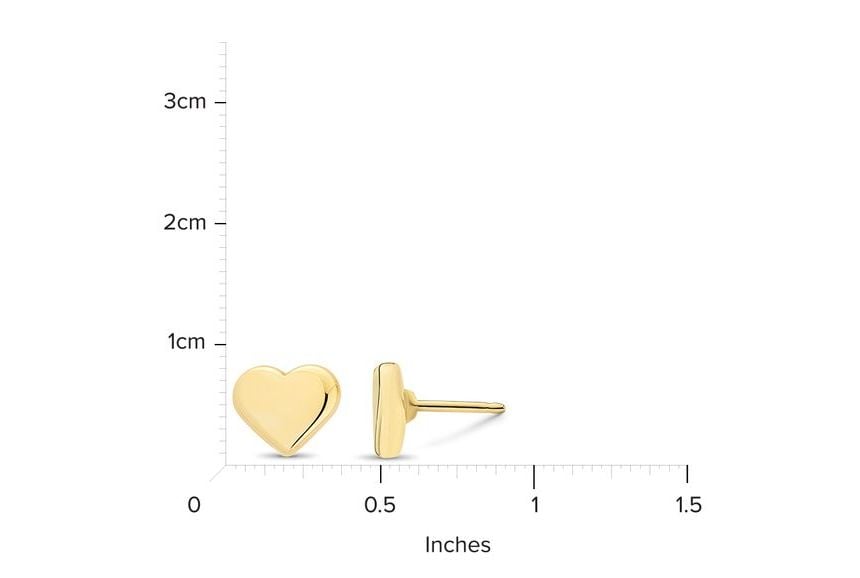 14kt Yellow Gold/measurement