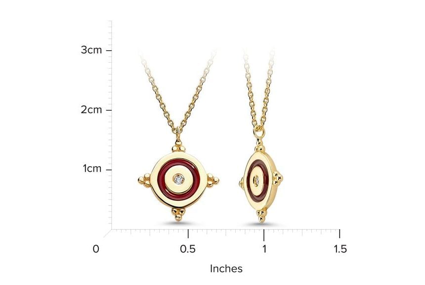 14kt Yellow Gold/measurement