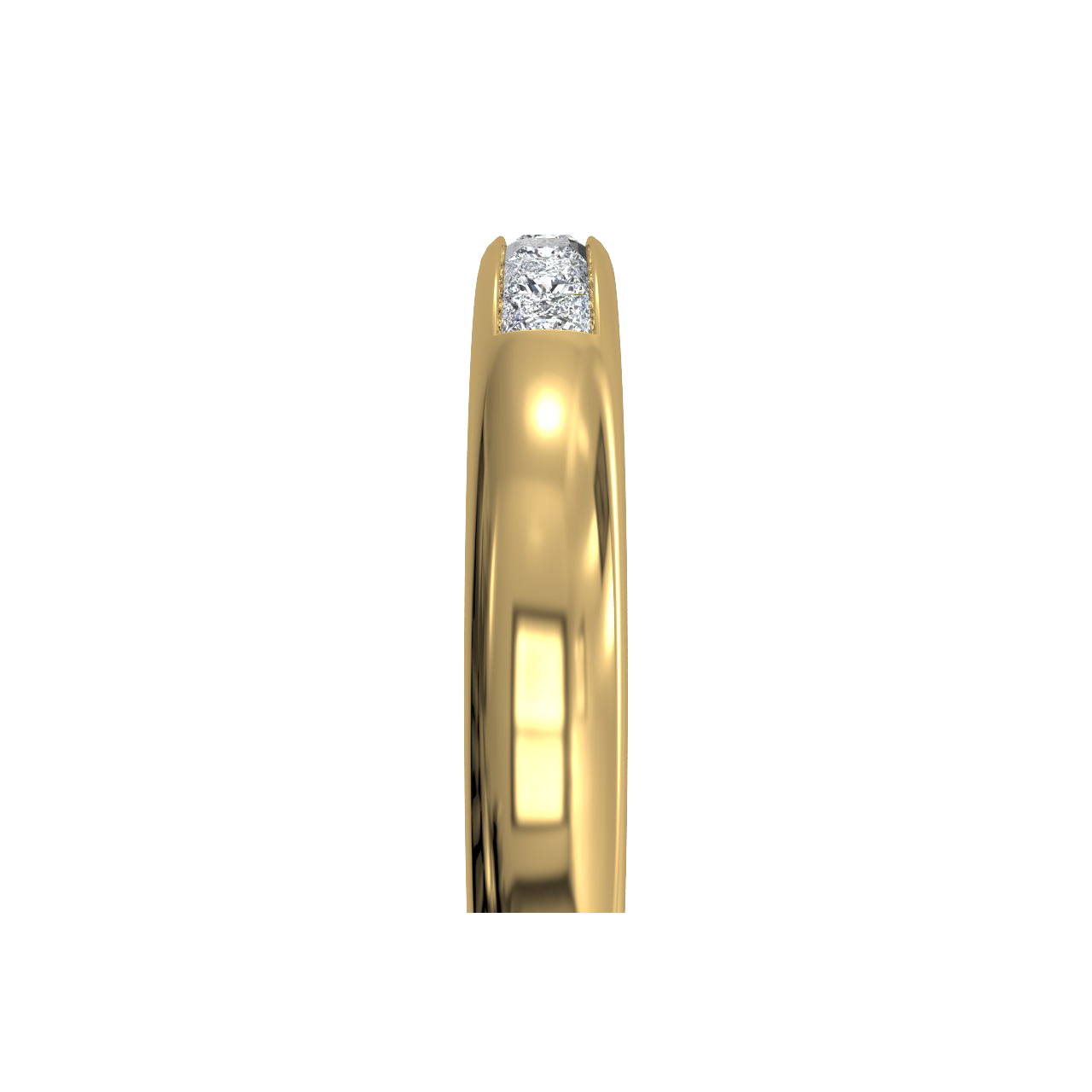 18kt Yellow Gold/side
