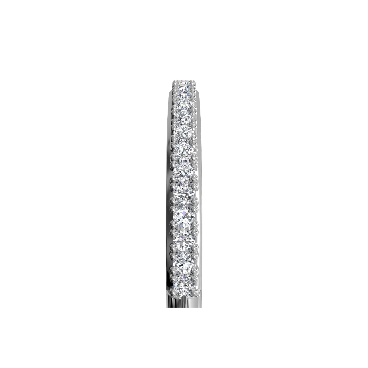 14kt white gold/side