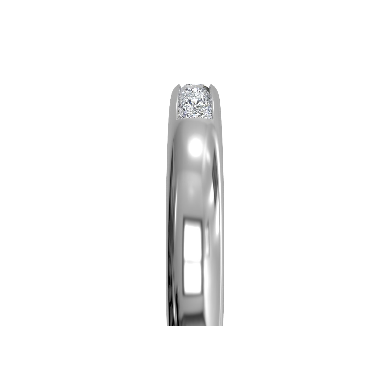 14kt White Gold/side