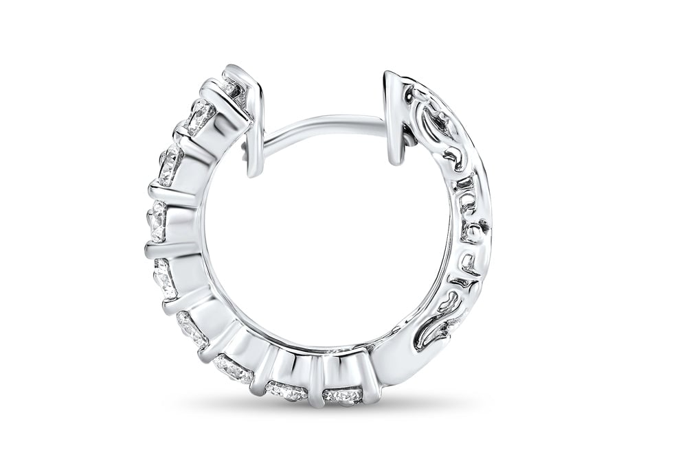 14kt White Gold/side
