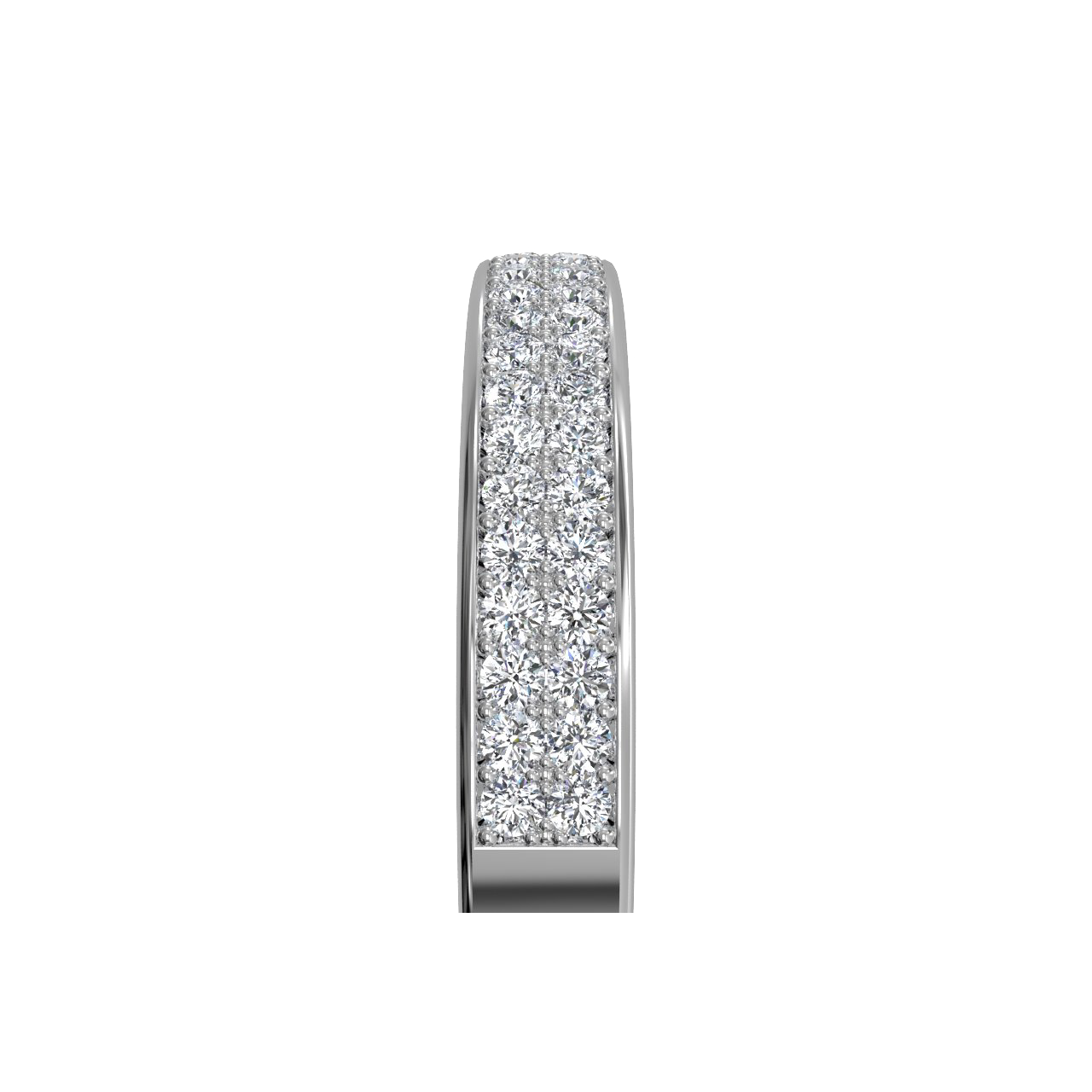 14kt White Gold/side