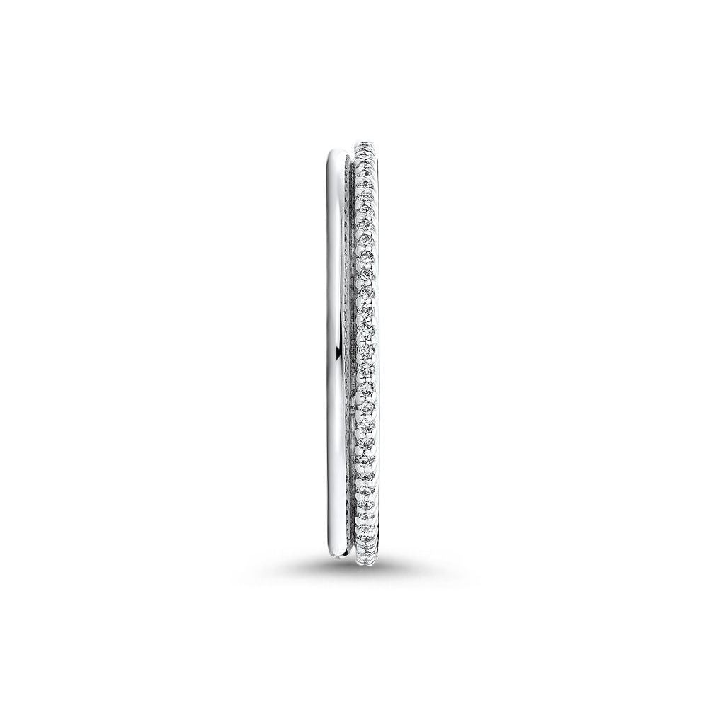 14kt White Gold/side