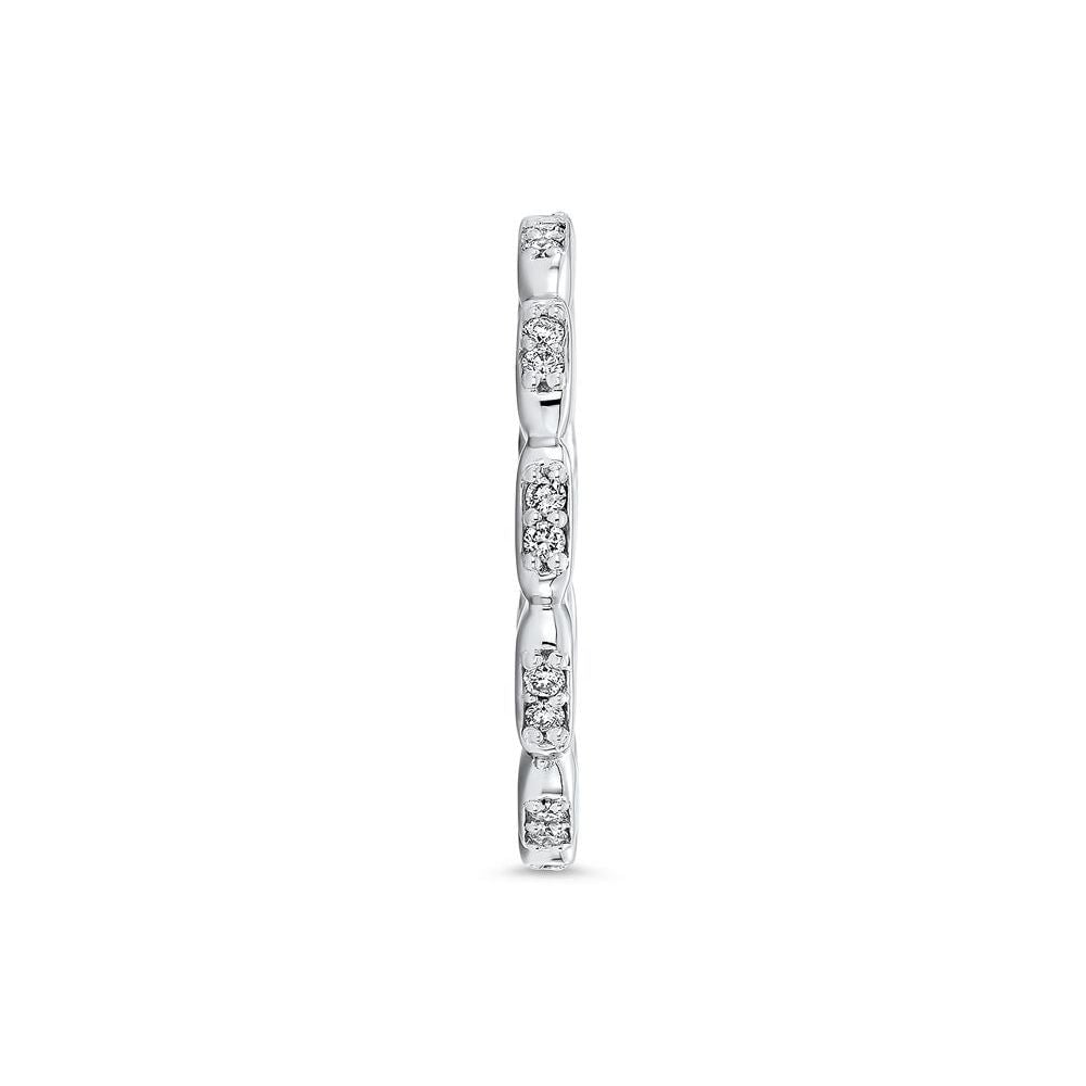 14kt White Gold/side