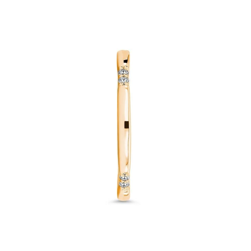 14kt Yellow Gold/side