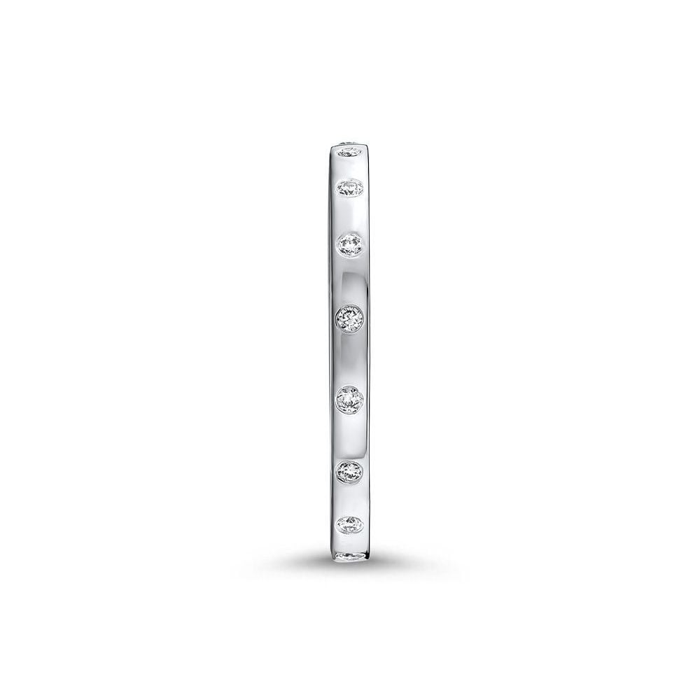 14kt White Gold/side