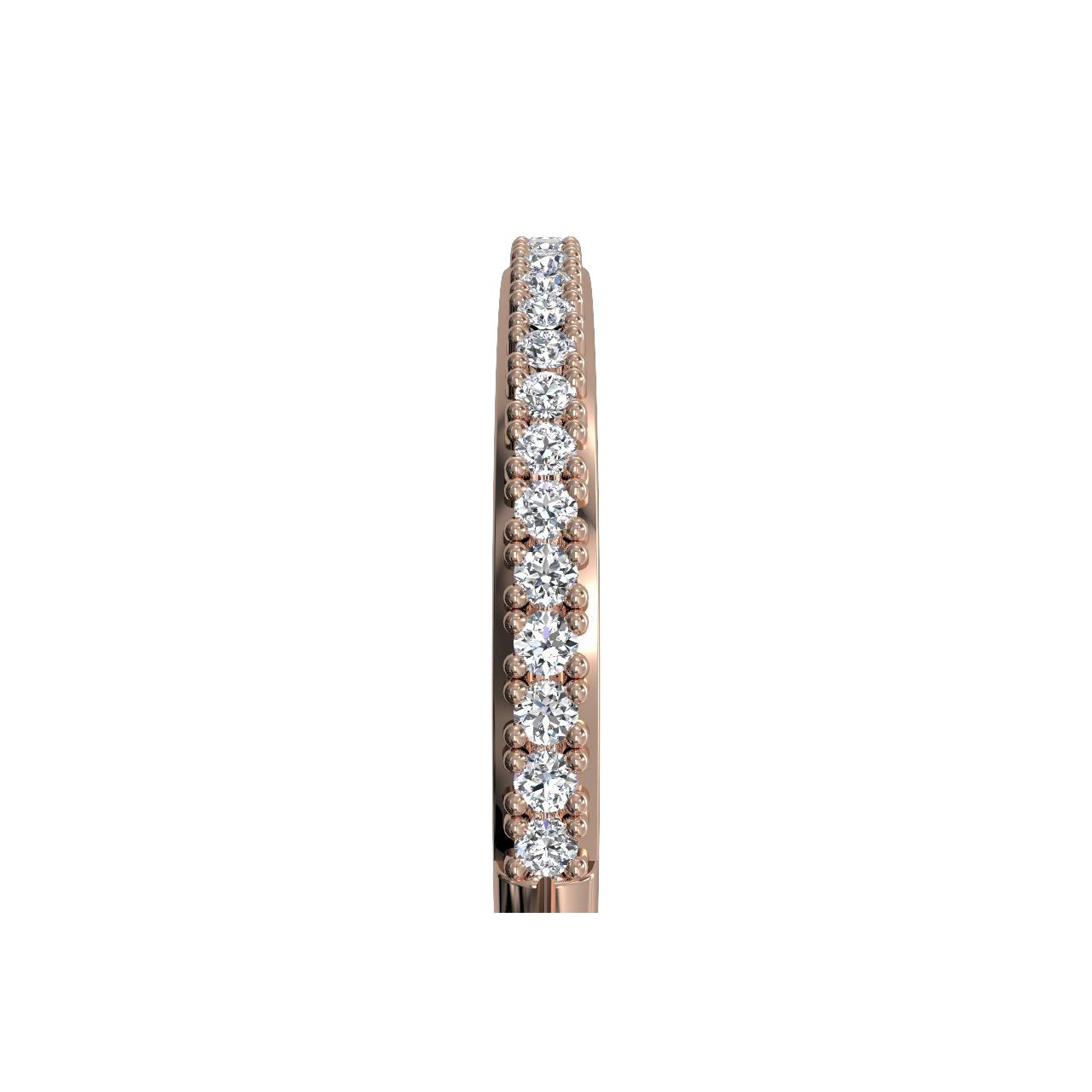 18kt rose gold/side