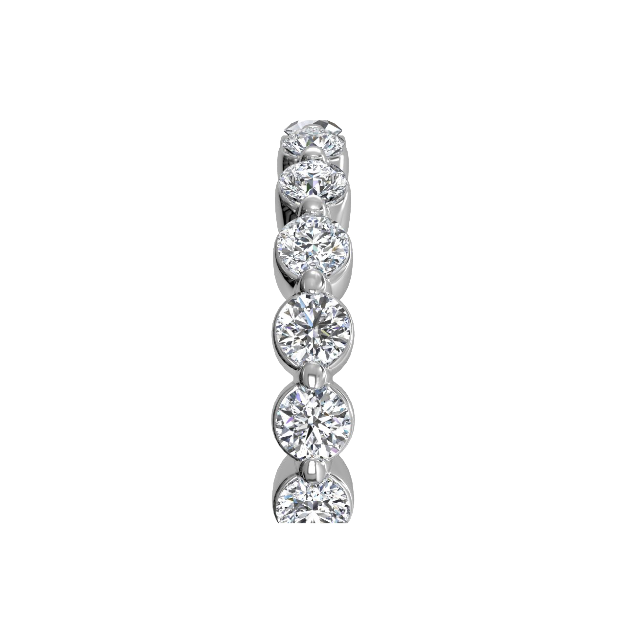 14kt White Gold/side